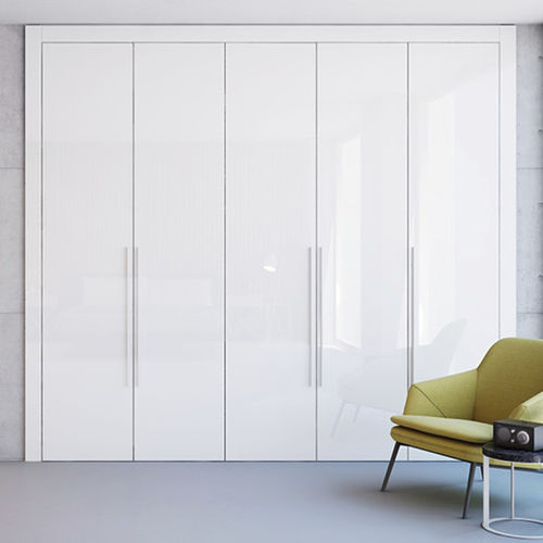 Tür für Einbauschrank / für Innenbereich - VERSUS - STAINO & STAINO - Glas / Schiebe / Glas