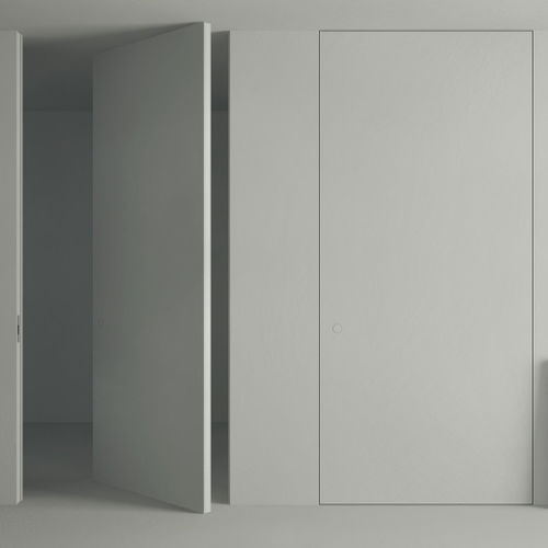 Tür für Innenbereich - SECRET - STAINO & STAINO - Holz / mit zentraler Drehachse / modern