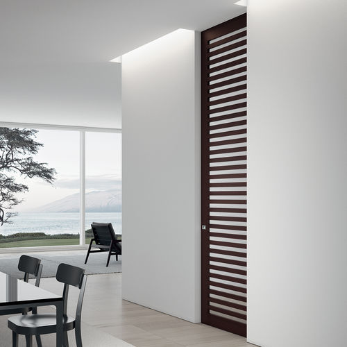 Holztür - PATMOS - Movi - für Innenbereich / Plexiglas® / Schiebe