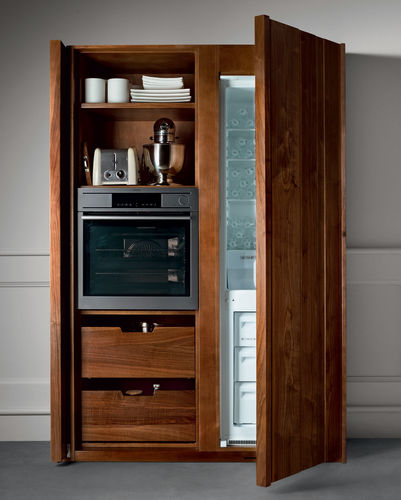 Moderner Lagerschrank für Küchen - CANALETTO - L'OTTOCENTO - Nussbaum