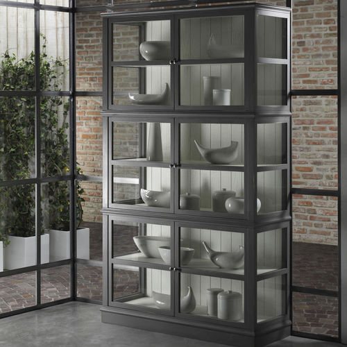 Klassischer Geschirrschrank - VERANDA  - L'OTTOCENTO - lackiertes Holz / Massivholz
