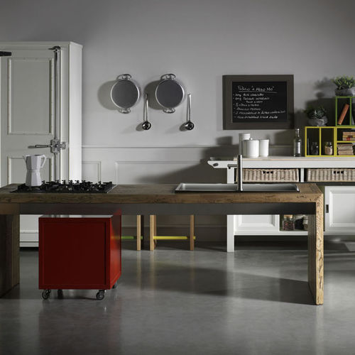 Massivholz-Arbeitsplatte - WORKSTATION - L'OTTOCENTO - für Küche