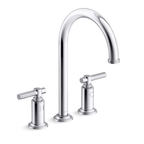 Aufsatz-Zweigriffmischer - CENTRAL PARK WEST&reg; - KALLISTA - Messing / verchromter Messing / für Küche
