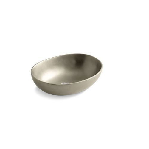 Aufsatzwaschbecken - OBIDOS - KALLISTA - Bronze / doppelt / oval