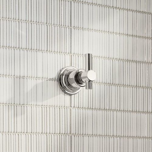 Moderner Garderobenhaken - CENTRAL PARK WEST&reg; - KALLISTA - Chrom / Messing / Einpersonen