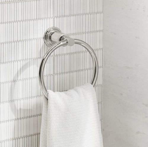Ring-Handtuchhalter - CENTRAL PARK WEST&reg; - KALLISTA - wandmontiert / Messing / poliert