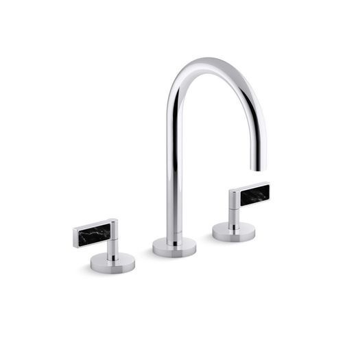 Aufsatz-Einhebelmischer - ONE&trade; - KALLISTA - verchromter Messing / Stein / für Badezimmer