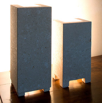 Tischlampe - Oro - stonebreakers - Stein / modern / mit Kabel