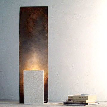 Bodenlampe - Reflex Acid - stonebreakers - Eisen / Stein / modern