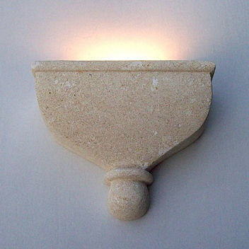 Moderne Wandleuchte - Catleia - stonebreakers - für den Innenraum / Stein / stationär
