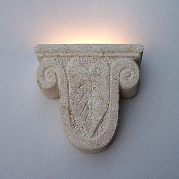 Moderne Wandleuchte - Ariete - stonebreakers - für den Innenraum / Stein / stationär