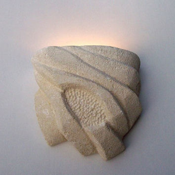 Moderne Wandleuchte - Nebio - stonebreakers - für den Innenraum / Stein / stationär
