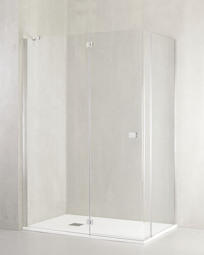 Schwenkbare Duschwand - FR-PBA/FR-F - TDA - rechteckig / Hartglas
