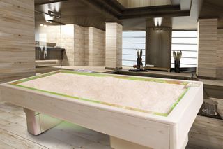 Stationäre Massageliege - CRYSTALIS - Inbeca Wellness Equipment S.L - Holz / Quarz / für Gewerbegebrauch