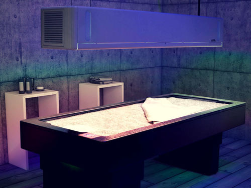 Stationäre Massageliege - SABBIA - Inbeca Wellness Equipment S.L - Holz / Quarz / für Gewerbegebrauch