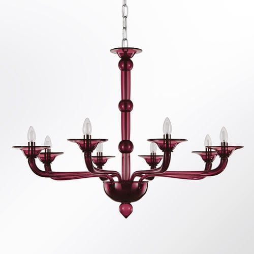 Moderner Kronleuchter - TOBIA - MULTIFORME - geblasenes Glas / Muranoglas / LED