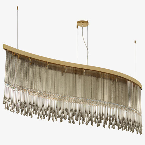 Moderne Deckenleuchte - DANCER - MULTIFORME - Muranoglas / Swarovski®-Kristall / LED