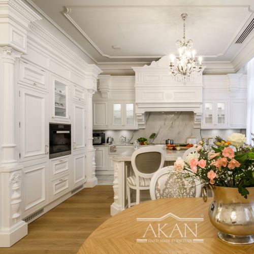 Stil-Küche - ROYAL - AKAN-handmade furniture - Massivholz / Kochinsel / handgefertigt