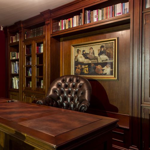 Wandmontiertes Bücherregal - OFFICE - AKAN-handmade furniture - klassisch / Holz
