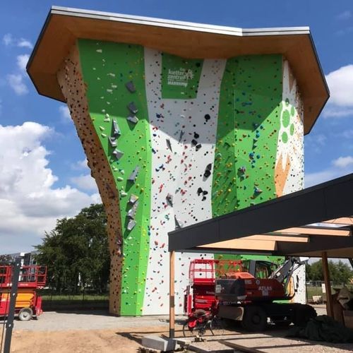 Festinstallierte Kletterwand - FLAT PANELS  - Walltopia - für Außenbereich