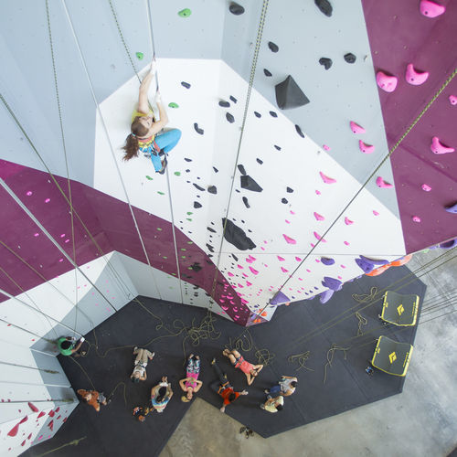 Sportboden zum Klettern - CLIMBMAT  - Walltopia - für den Innenraum / Vinyl / für professionellen Einsatz