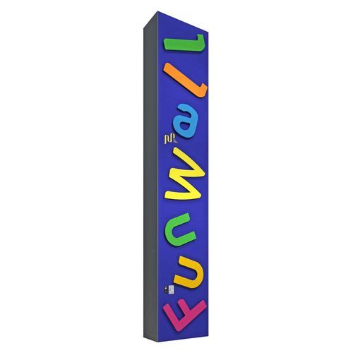 Festinstallierte Kletterwand - FUN   - Walltopia - für Spielplätze / für Außenbereich