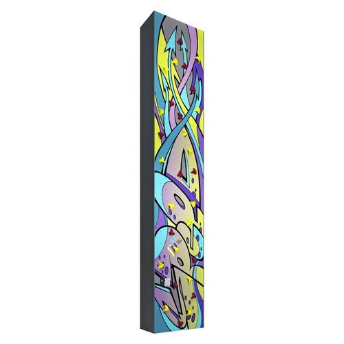 Festinstallierte Kletterwand - GRAFFITI SPEED  - Walltopia - für Spielplätze / für Außenbereich