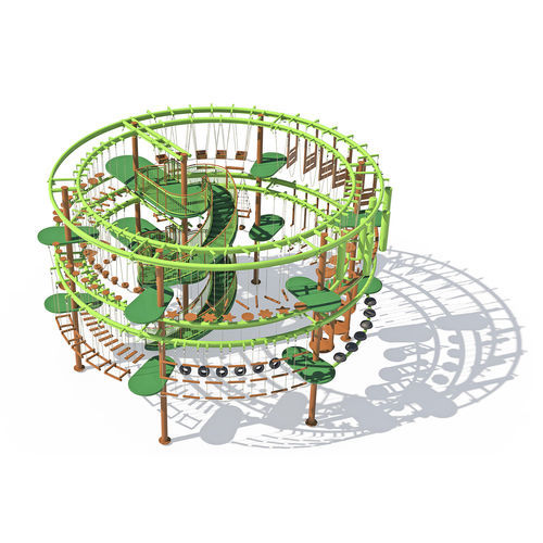Trimm-Dich-Pfad / für Fitnessanwendungen - CIRCLE  - Walltopia - für Spielplätze / Slalom / Plattform