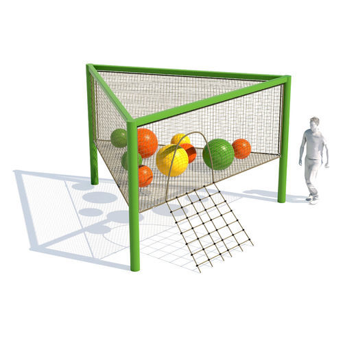 Kletternetz für Spielplätze - TRIANGULAR MODEL  - Walltopia - für öffentliche Einrichtungen / für Außenbereich