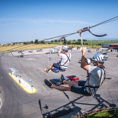 Seilbahn für Spielplatz / Seilbahn - Walltopia