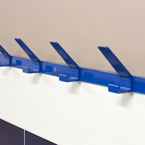 Moderner Garderobenhaken - 211.04 - FRANCE EQUIPEMENT - Aluminium / doppelt / für professionellen Gebrauch
