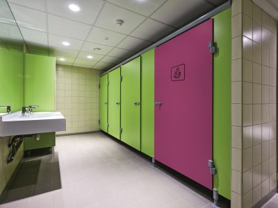 Laminat-Sanitärkabine - GRANIT PMR - FRANCE EQUIPEMENT - für Toiletten / für öffentliche Einrichtungen