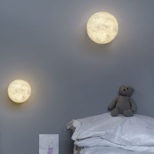 Moderne Wandleuchte - A.MOON - in-es artdesign - für den Innenraum / Polycarbonat / Nebulite®