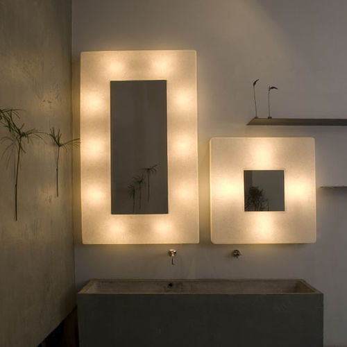 Moderne Wandleuchte - Ego - in-es artdesign - für den Innenraum / Nebulite® / rechteckig