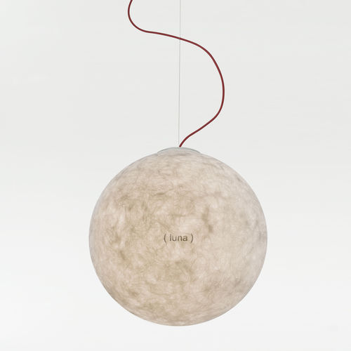 Hängelampe - Luna 2 L.E. - in-es artdesign - Stahl / Polycarbonat / aus Laprene®