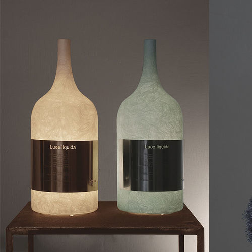 Tischlampe - Luce liquida 1 - in-es artdesign - Stahl / Polycarbonat / Nebulite®