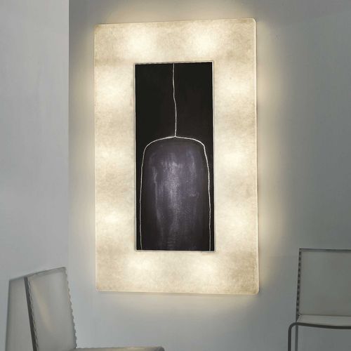Moderne Wandleuchte - Lunar bottle 2 - in-es artdesign - für den Innenraum / Nebulite® / rechteckig