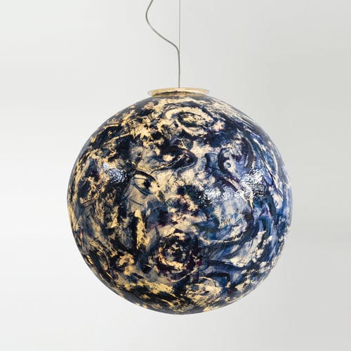 Hängelampe - LAPIS LUNA (PEZZO UNICO) - in-es artdesign - Stahl / modern / mit Kabel