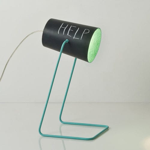 Tischlampe - Paint T lavagna - in-es artdesign - Stahl / Nebulite® / modern