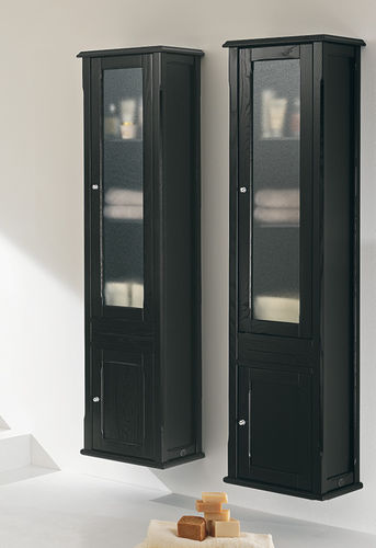 Säulenschrank für Badezimmer - MELITA: H 140 - EBAN - klassisch