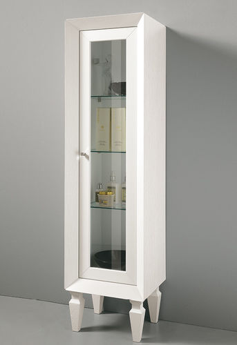 Klassische Vitrine - TURANDOT - EBAN - wandmontiert / auf Beinen / Holz