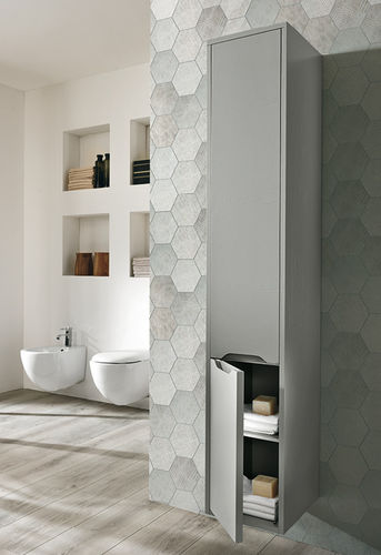 Säulenschrank für Badezimmer - LUCIA: H 170 - EBAN - modern