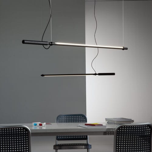 Hängelampe - COLIBRI' - Martinelli Luce Spa - anodisiertes Aluminium / Methacrylat / originelles Design