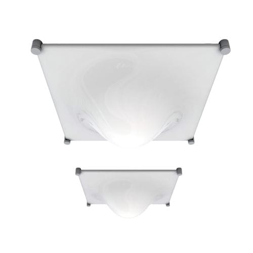 Deckenleuchte / originelles Design - BOLLA  - Martinelli Luce Spa - quadratisch / anodisiertes Aluminium / Methacrylat