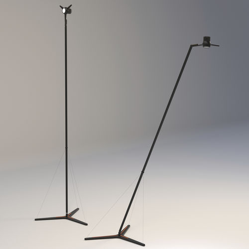Stehleuchte - Y3  - Martinelli Luce Spa - Aluminium / modern / mit Kabel