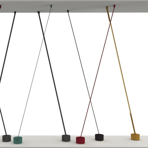 Stehleuchte - ELASTICA - Martinelli Luce Spa - aus lackiertem Metall / Stoff / originelles Design