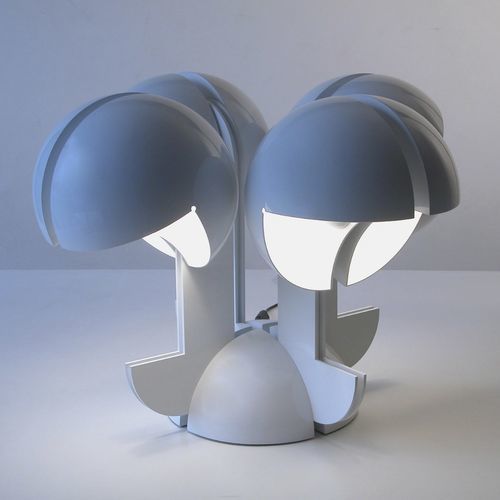 Tischlampe - RUSPA - Martinelli Luce Spa - Aluminium / originelles Design / mit Kabel