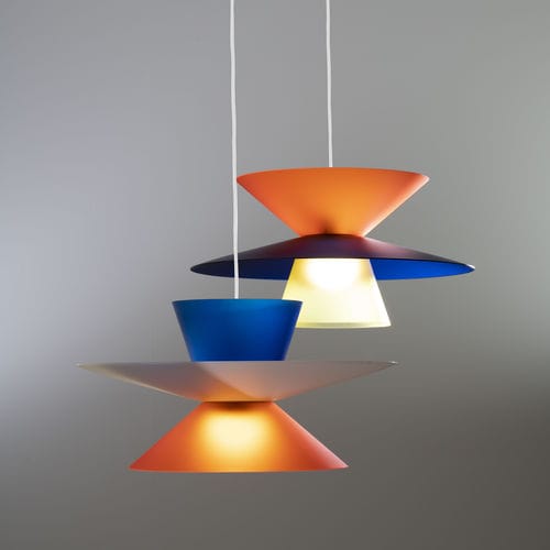 Hängelampe - LADY GALALA - Martinelli Luce Spa - aus lackiertem Aluminium / Methacrylat / modern