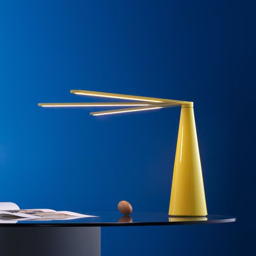 Tischlampe - ELICA  - Martinelli Luce Spa - Aluminium / originelles Design / mit Kabel