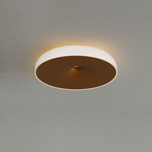Moderne Deckenleuchte - CHET-B - Martinelli Luce Spa - rund / Glas / Aluminium